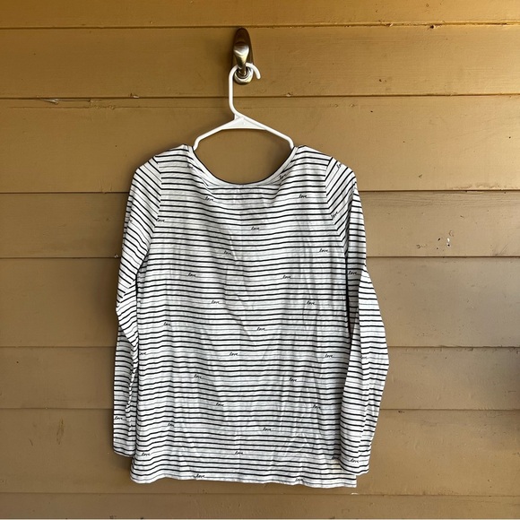 LOFT Vintage Soft Striped Long Sleeve Top - Size S - Casual Comfy Modest - Picture 6 of 6